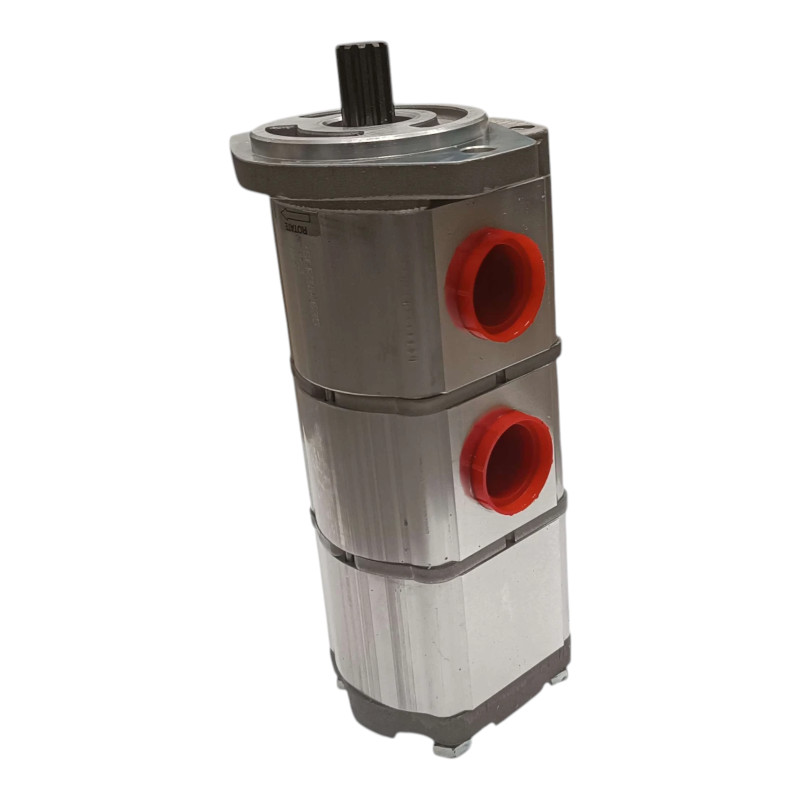 HYDRAULIC GEAR PUMP BOBCAT 325 328 331 334 6668699 6668698 242 MM TRIPLE